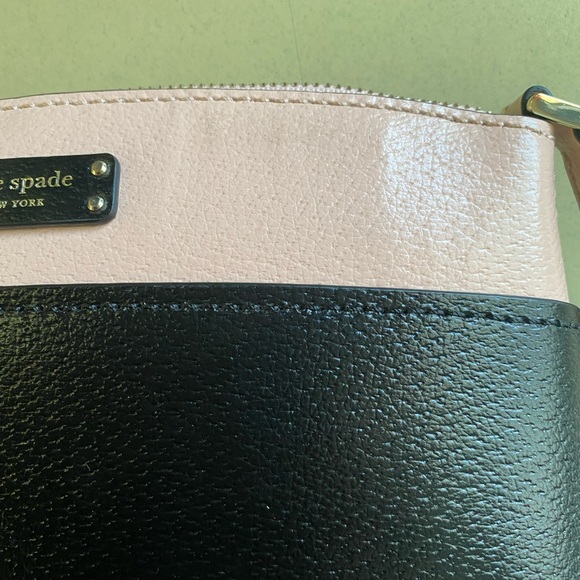 EUC Kate spade Jeanne color block crossbody pink/black - Picture 5 of 16